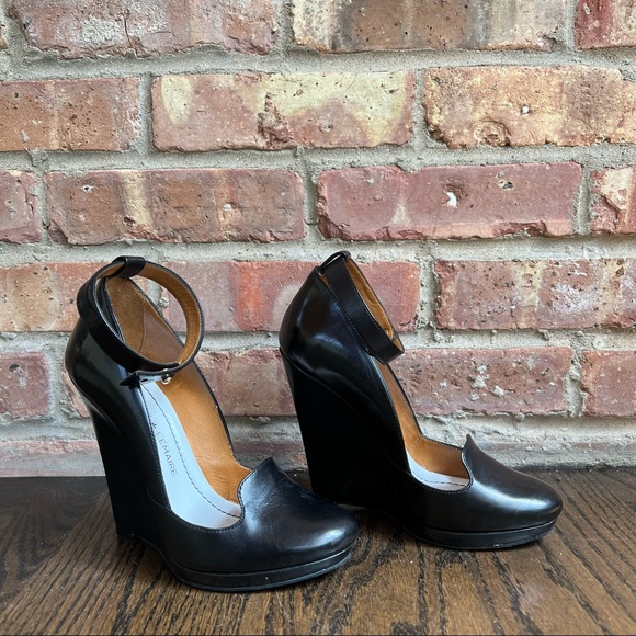 Christophe Lemaire Sculpted Sandal- Heel-Ankle-Mary Jane Wedges - Picture 4 of 6